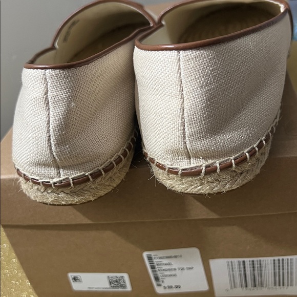 NIB Michael Kors Kendrick Luggage MK Logo Espadrilles - Picture 6 of 16
